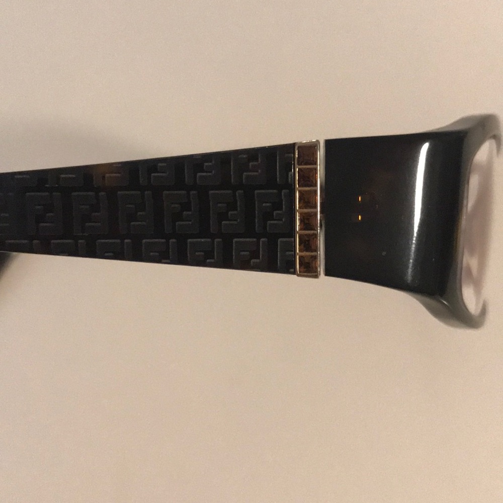 Fendi brown ff logo glasses frames